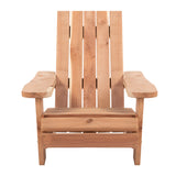 Jack and June Redwood Adult Adirondack Chair