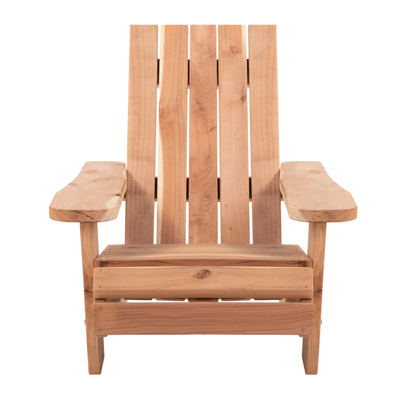 Jack and June Redwood Adult Adirondack Chair