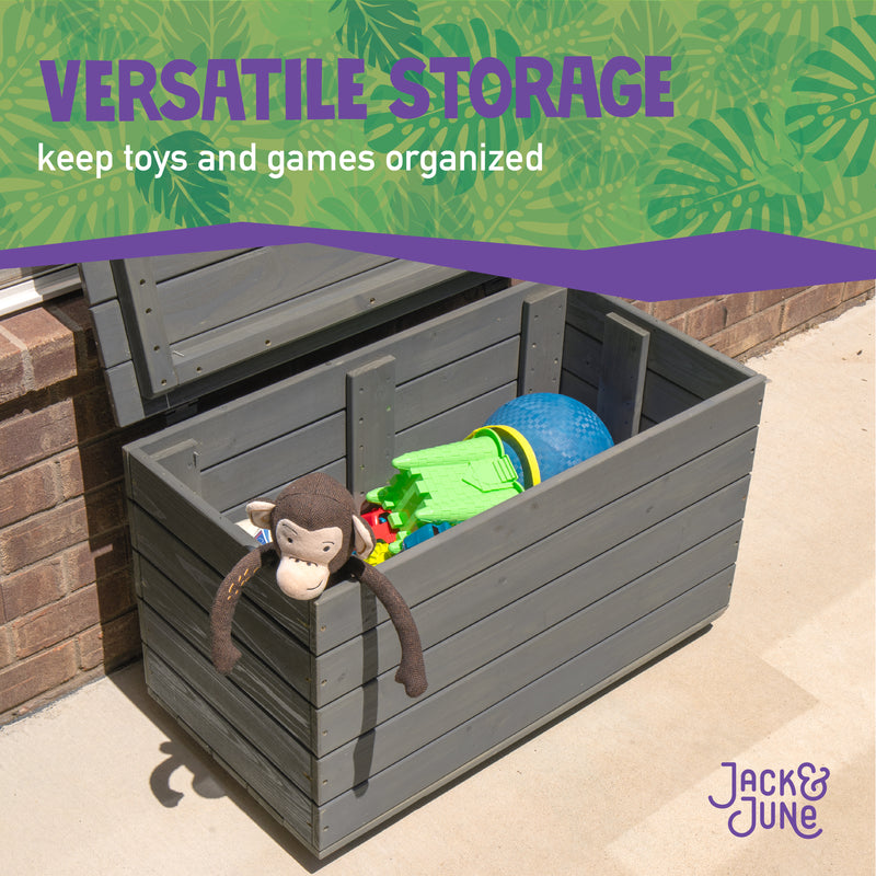 Jack and June Toy Chest - Versatile Storage Keeps Toys and Games Organized