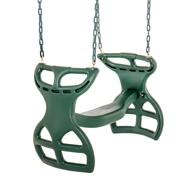 Jack and June Two Seater Glider Swing - Green_1