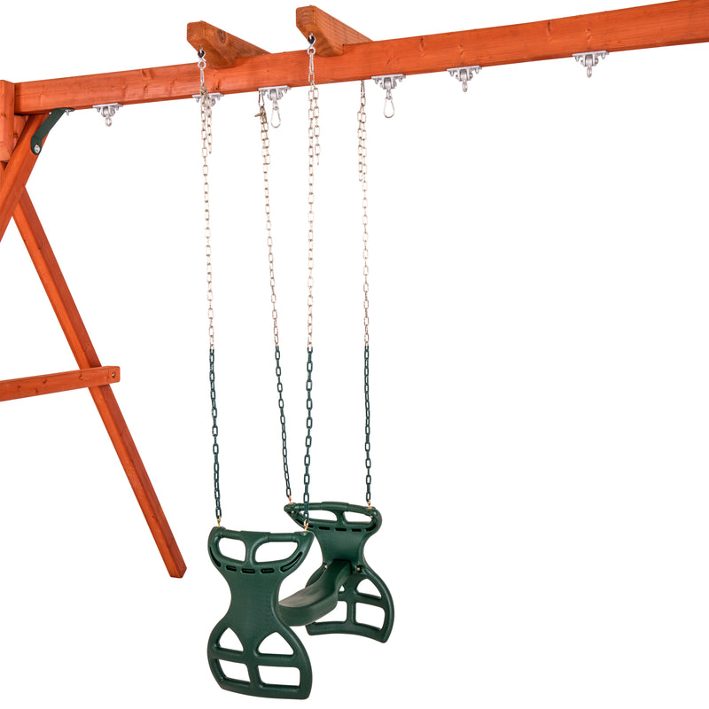 Jack and June Two Seater Glider Swing - Green_4