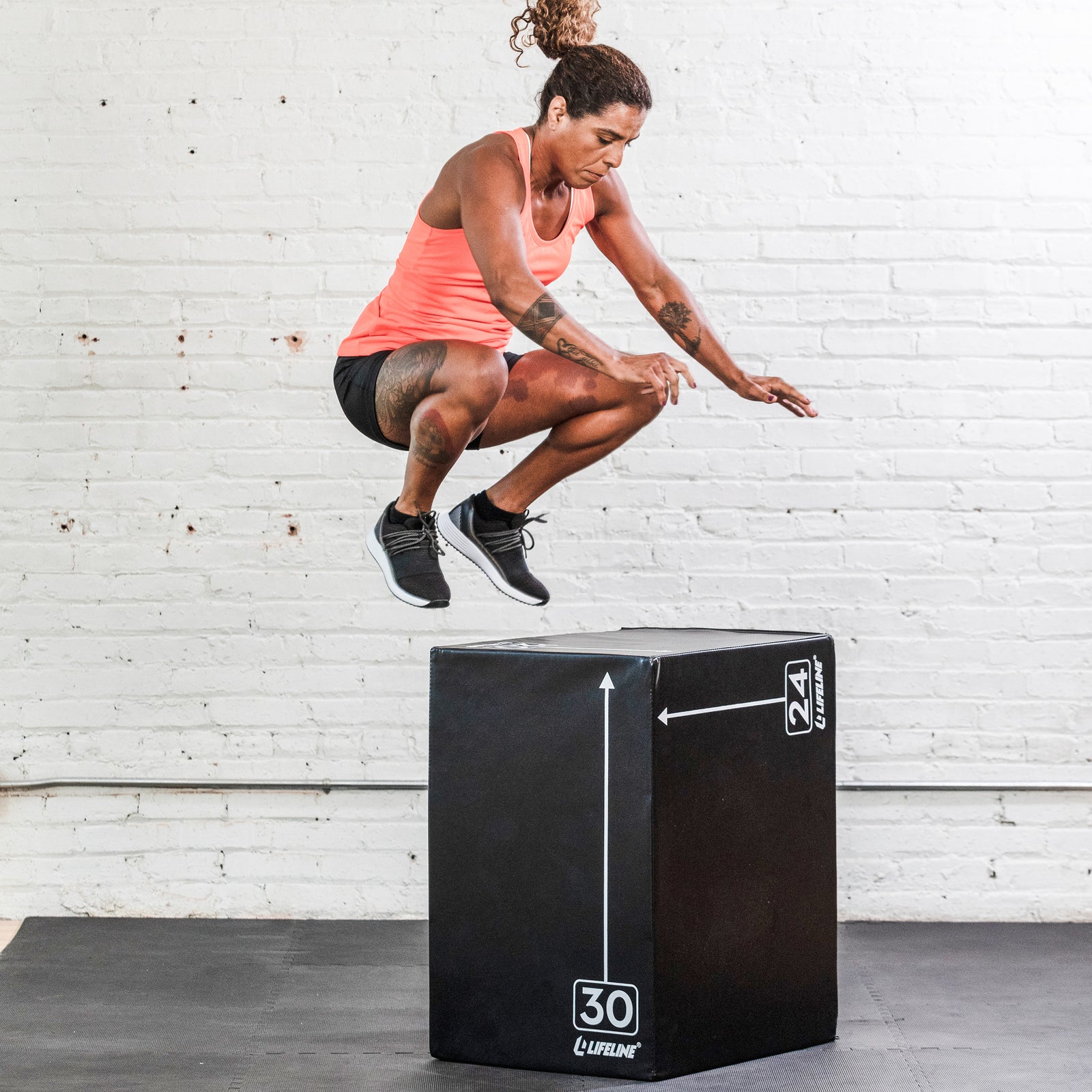 Step Up Box For Workout Lifeline 3-in-1 Foam Plyo Box Set (20