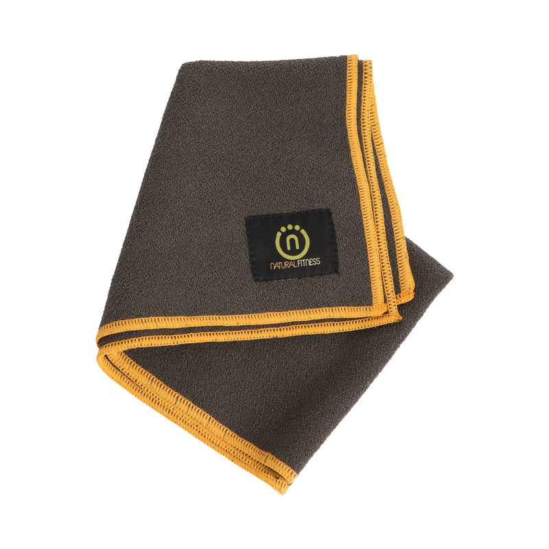 Natural Fitness Yoga Hand Towel-  Carbon/Sun_1