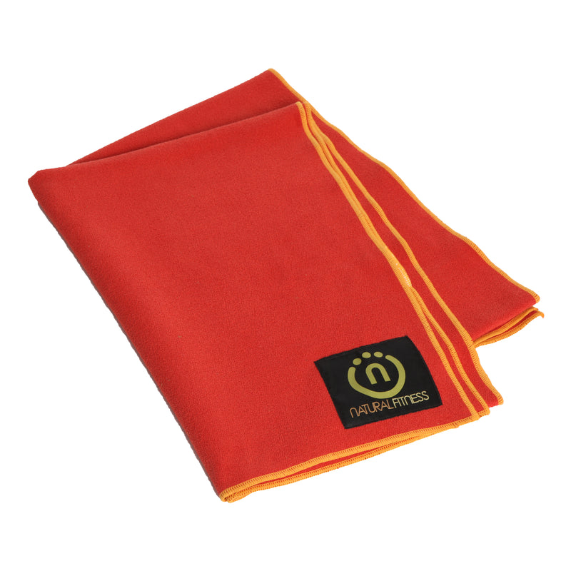 Natural Fitness Yoga Mat Towel- Red Rock/Sun_1