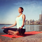 Natural Fitness Yoga Mat Towel- Red Rock/Sun_2