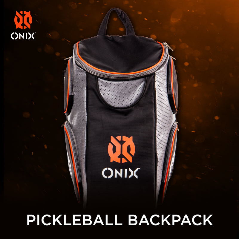 ONIX Pickleball Backpack - Orange and Black Pickleball Bag