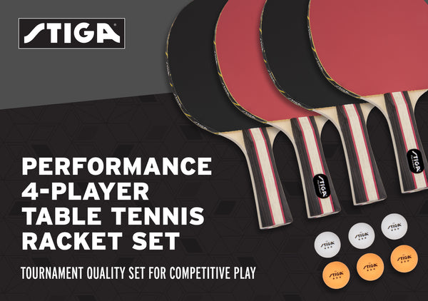 Performance 4-Player Table Tennis Racket Set_2