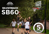 Silverback SB60 In Ground Basketball Hoop - 5 Year Limited Warranty