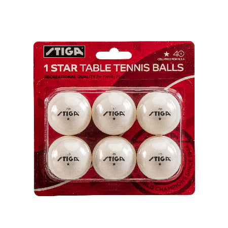STIGA 1-Star White Balls (6-pack)_3