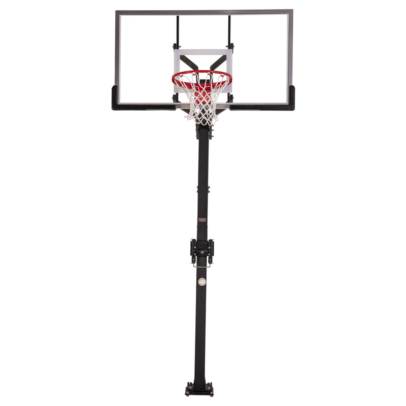Baseball Swing Trainer attached to Silverback Basketball Goal