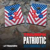 Triumph Patriotic 2x3 Cornhole Set_2 outdoor games and yard games and backyard games 