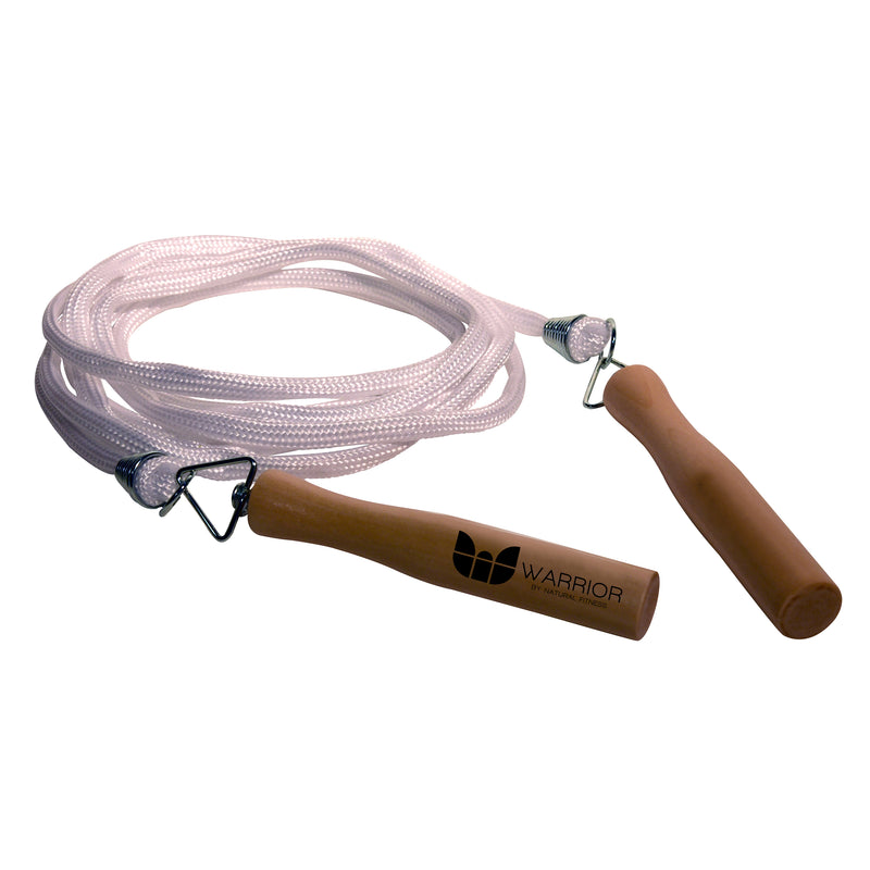 Warrior Nylon Jump Rope with Wooden Handles_1