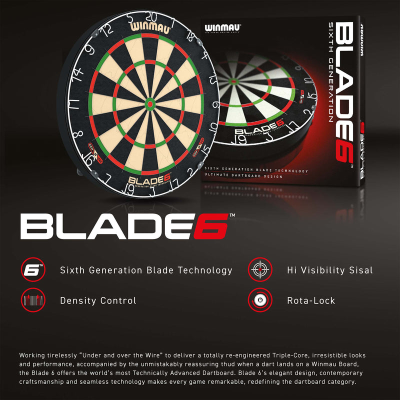 Winmau Blade 6 Bristle Dartboard_4