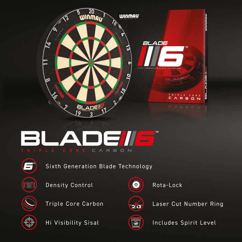 Winmau Blade 6 Triple Core Bristle Dartboard_6
